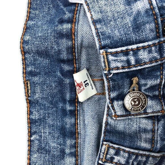 True Religion Jeans Size 31 SKINNY Blue - Picture 4 of 8